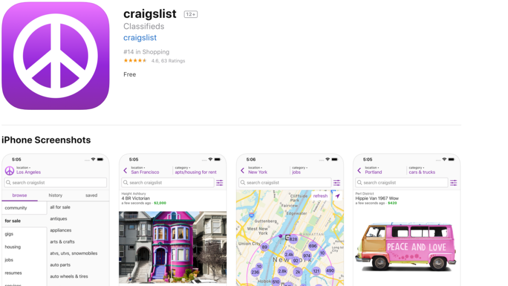 Craigslist Finally Gets an Official App