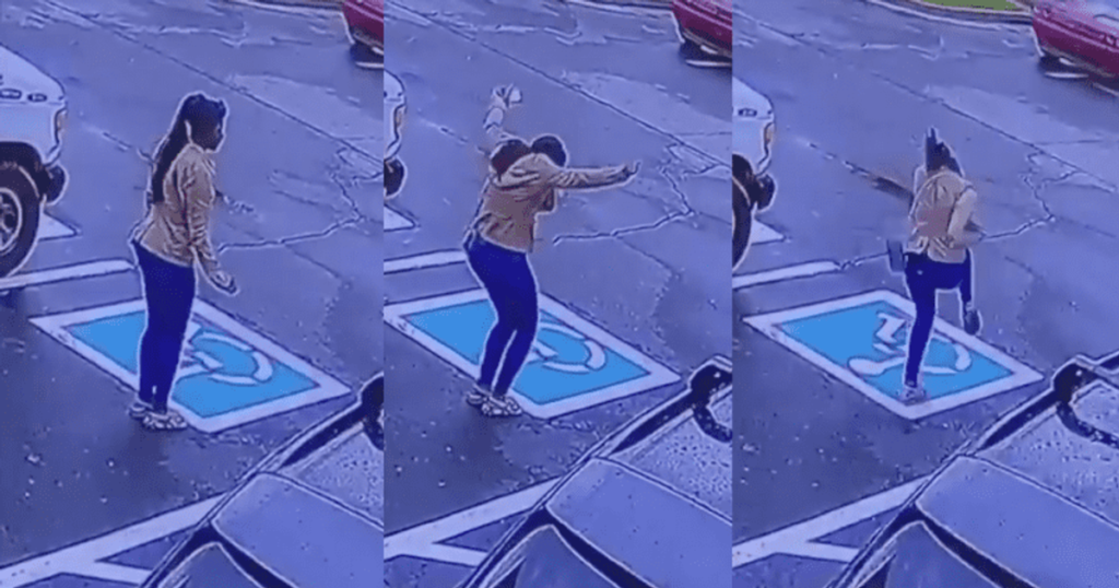 Security camera captures woman dancing like no one's watching after landing a job